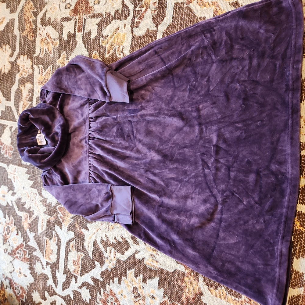 Juicy Couture Long Sleeve Velour Dress Girls Size 12